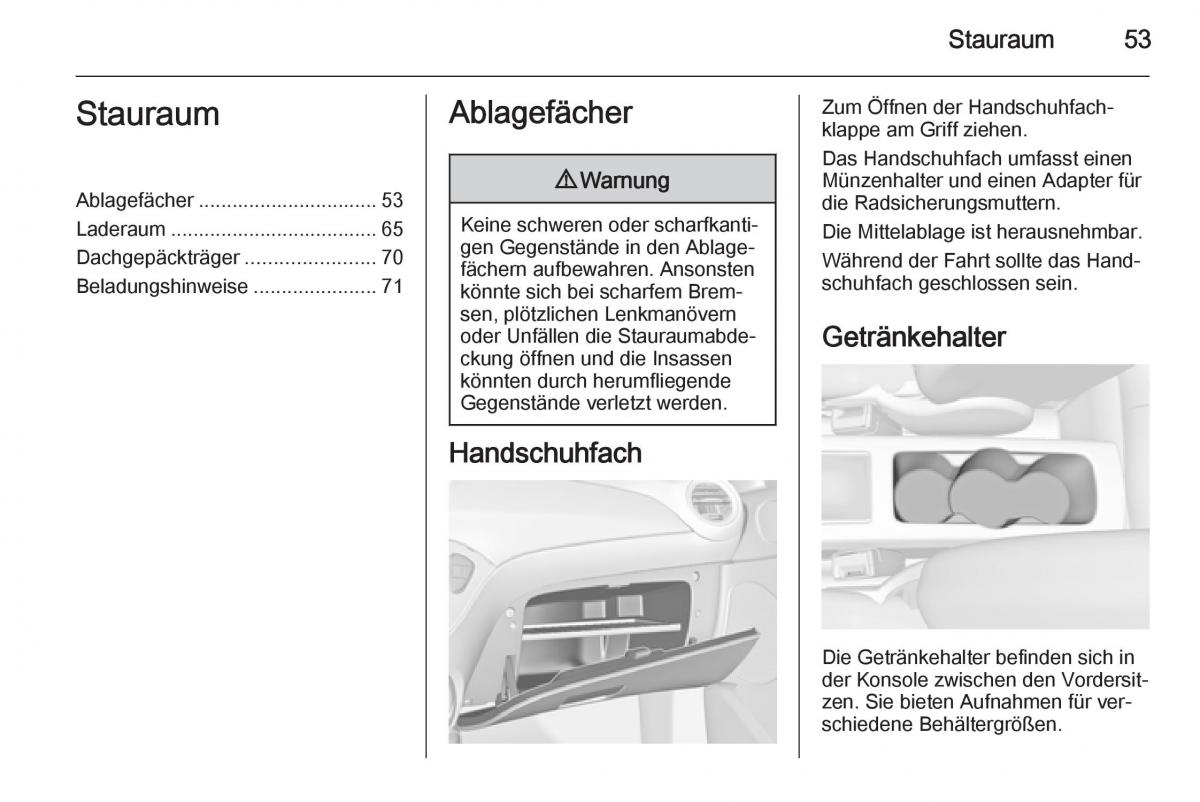 Opel Adam Handbuch / page 55