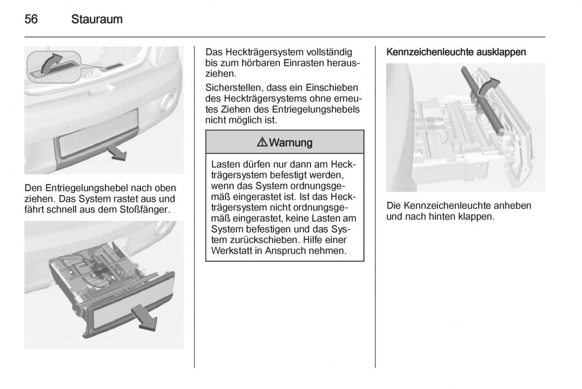 Opel Adam Handbuch / page 58