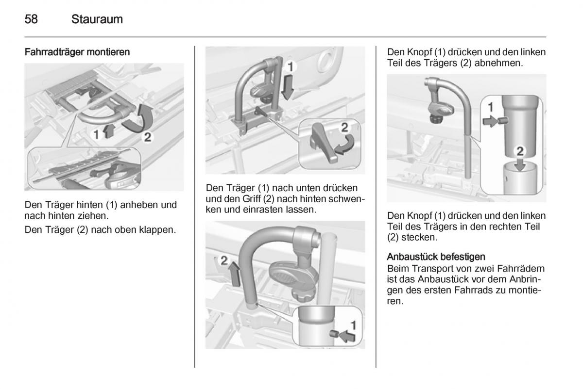 Opel Adam Handbuch / page 60