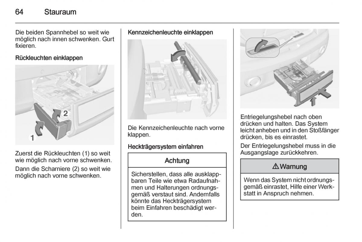 Opel Adam Handbuch / page 66