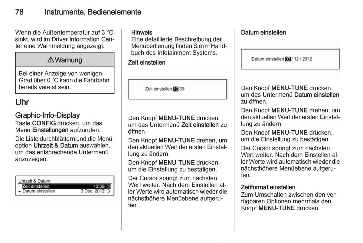 Opel Adam Handbuch / page 80