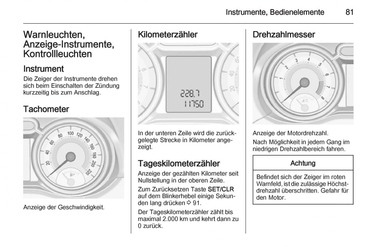 Opel Adam Handbuch / page 83