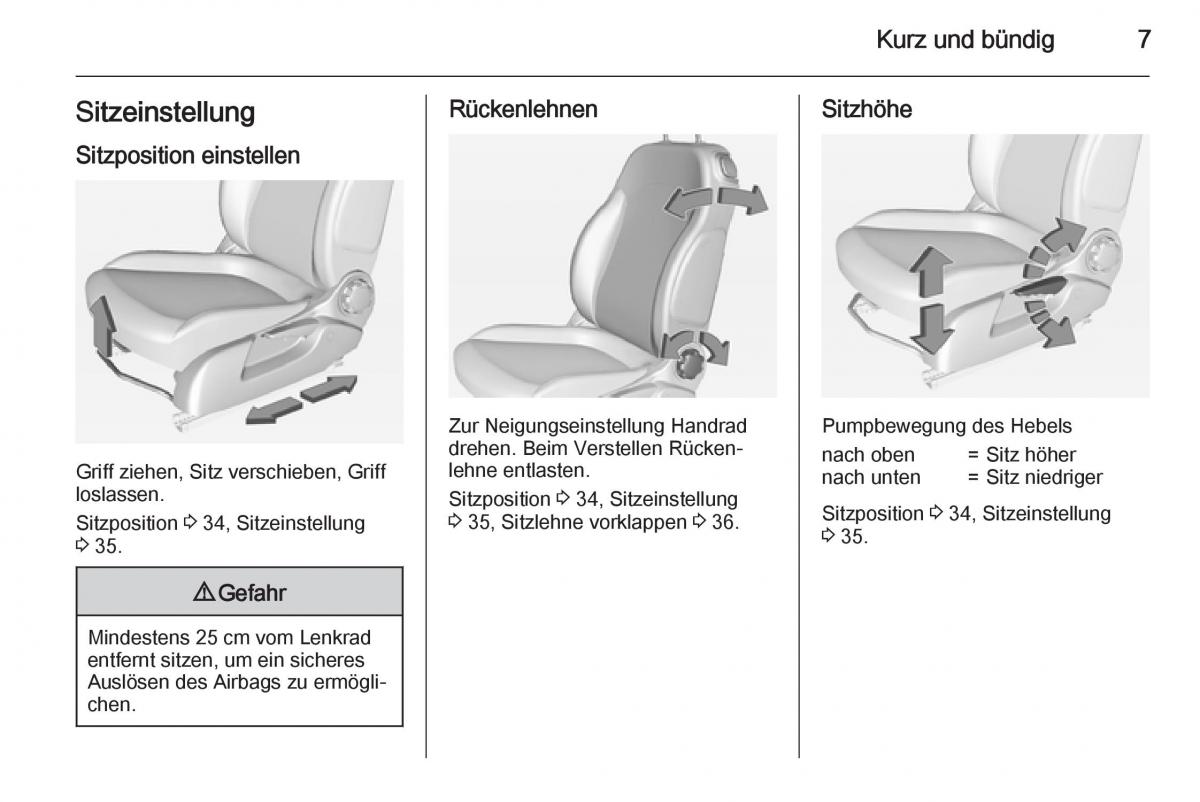 Opel Adam Handbuch / page 9