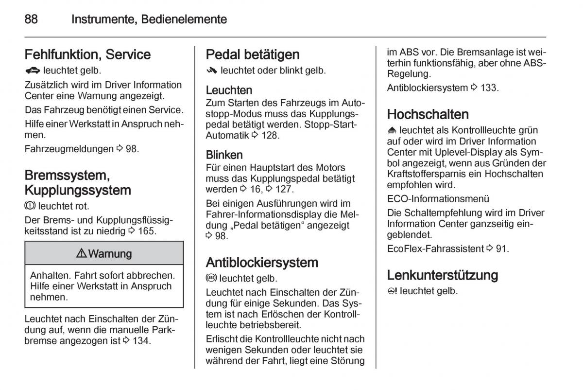 Opel Adam Handbuch / page 90