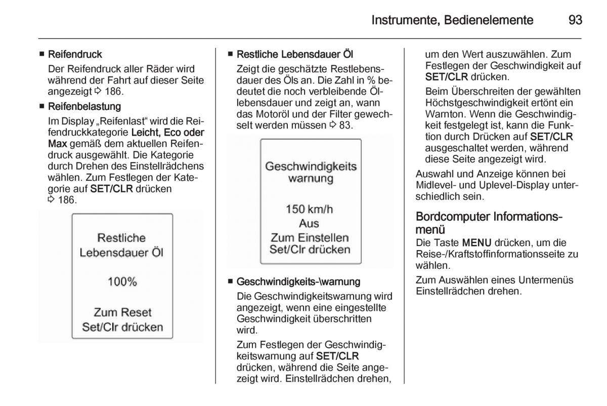 Opel Adam Handbuch / page 95