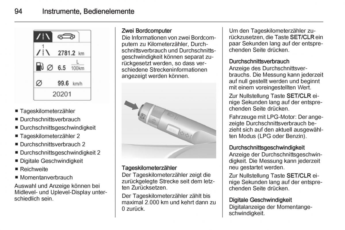 Opel Adam Handbuch / page 96