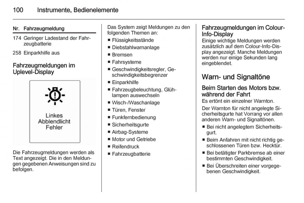 Opel Adam Handbuch / page 102