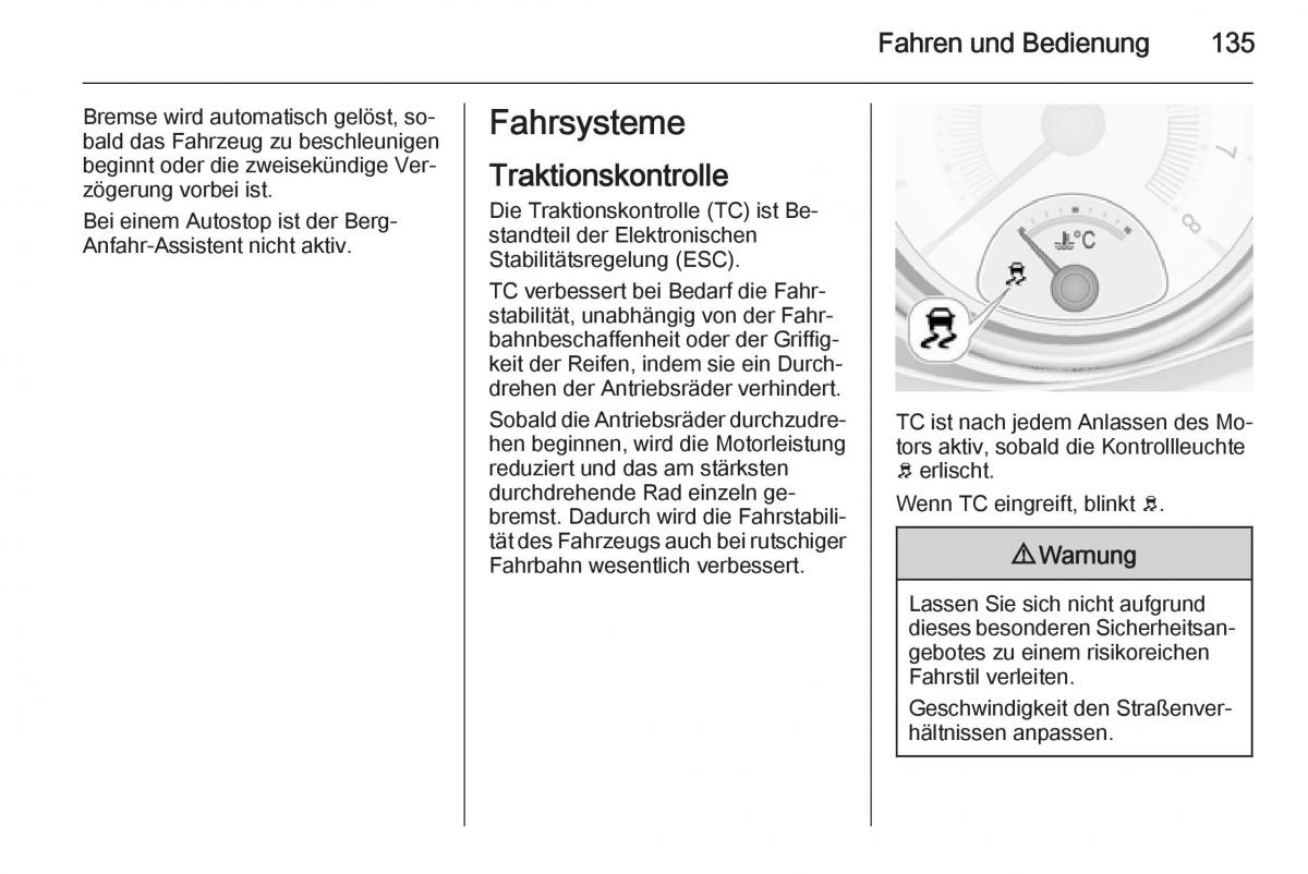 Opel Adam Handbuch / page 137