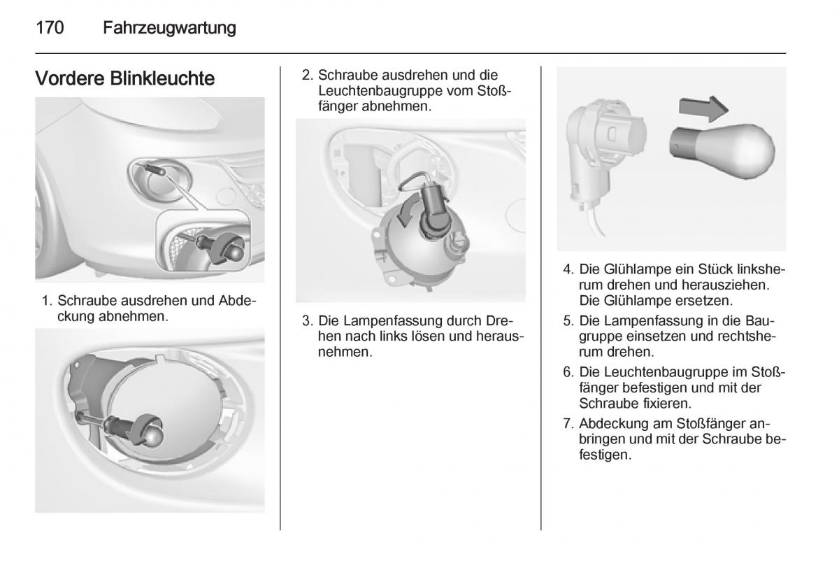 Opel Adam Handbuch / page 172