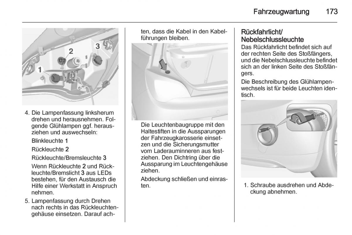 Opel Adam Handbuch / page 175