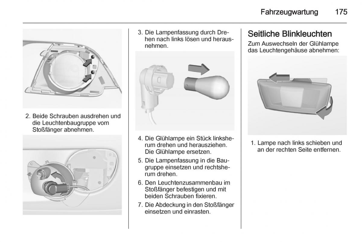 Opel Adam Handbuch / page 177