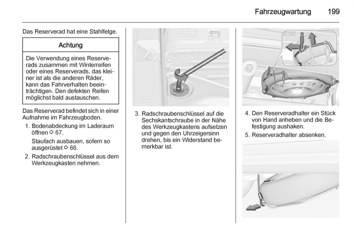 Opel Adam Handbuch / page 201