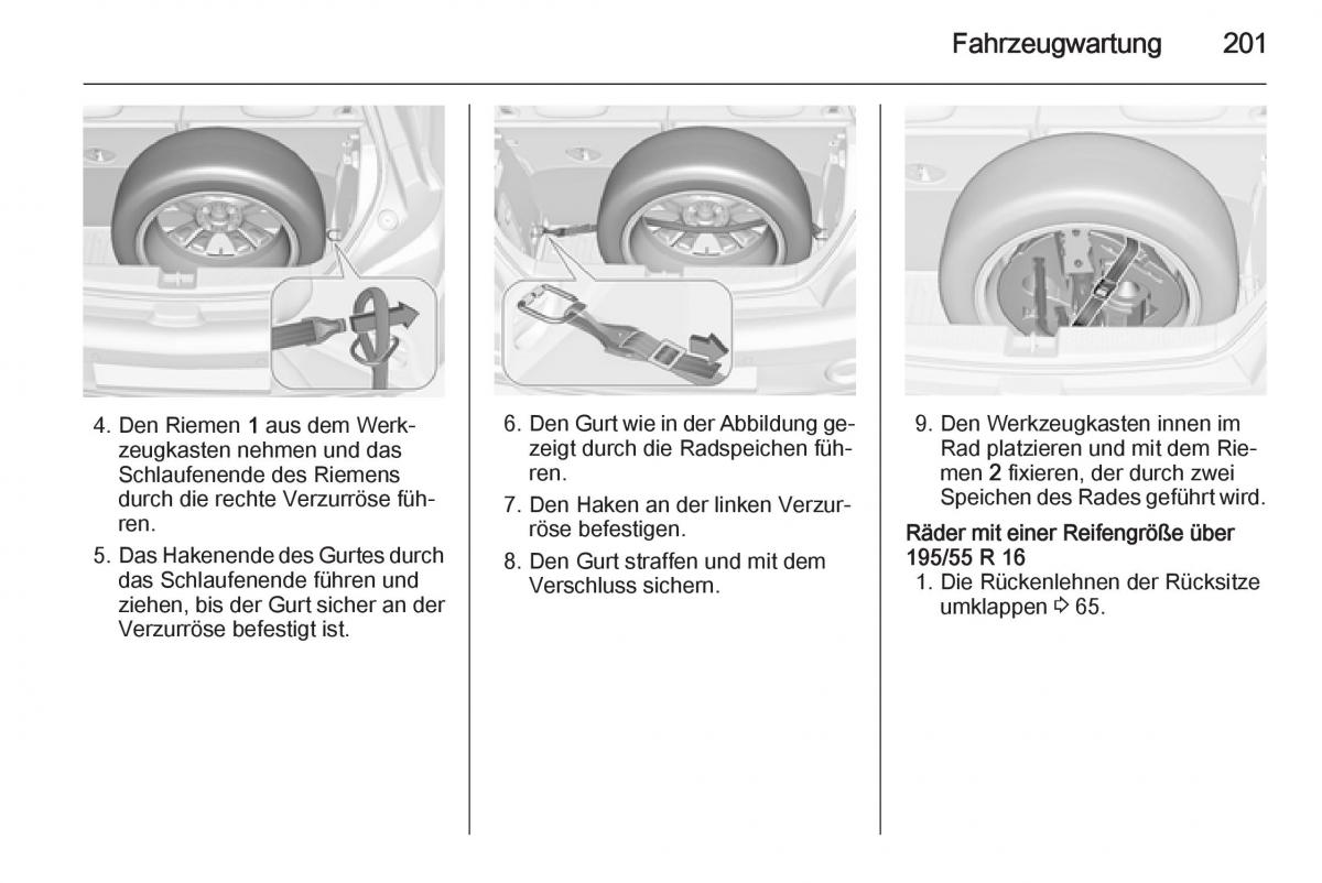 Opel Adam Handbuch / page 203