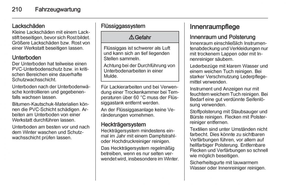 Opel Adam Handbuch / page 212