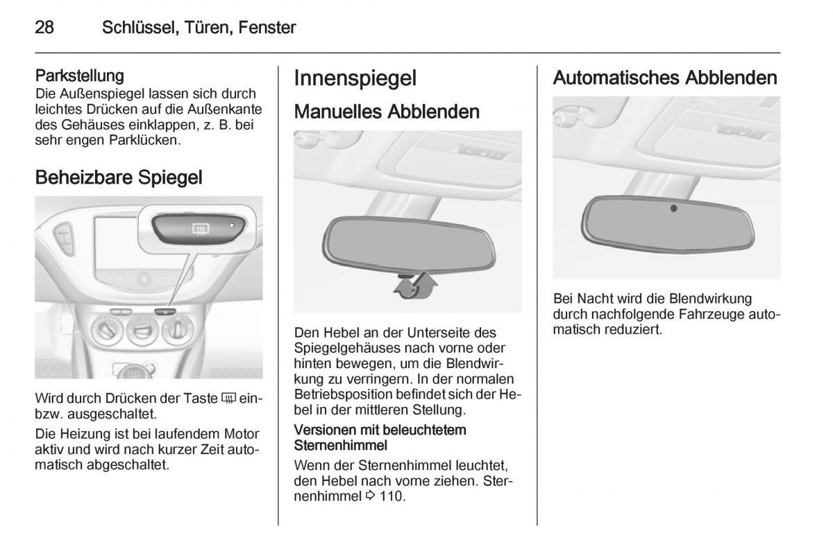 Opel Adam Handbuch / page 30