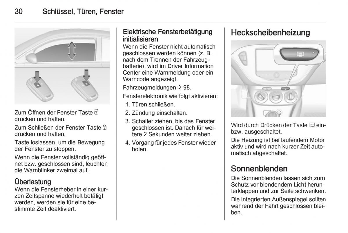 Opel Adam Handbuch / page 32