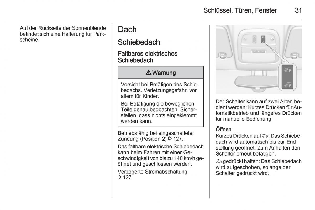 Opel Adam Handbuch / page 33