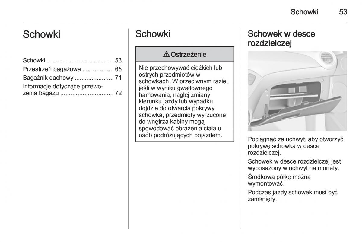 Opel Adam instrukcja obslugi / page 55