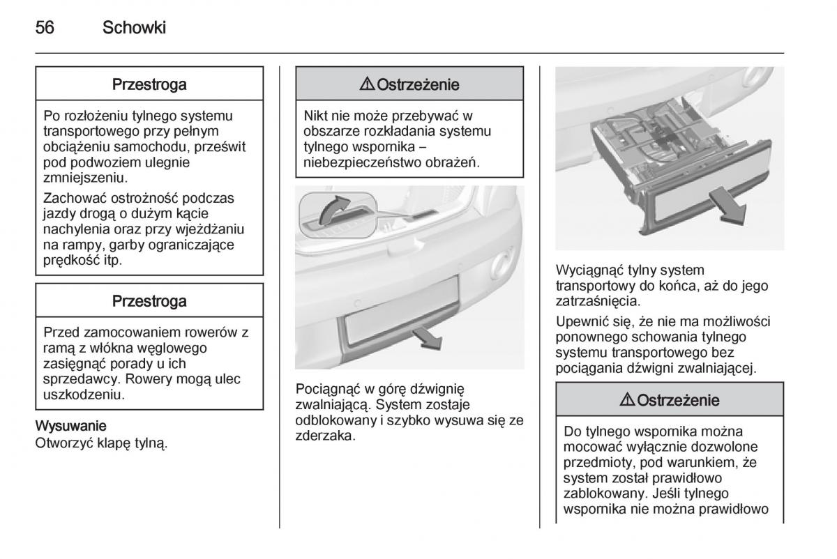 Opel Adam instrukcja obslugi / page 58