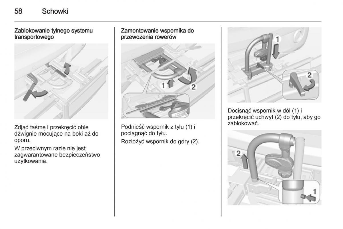 Opel Adam instrukcja obslugi / page 60