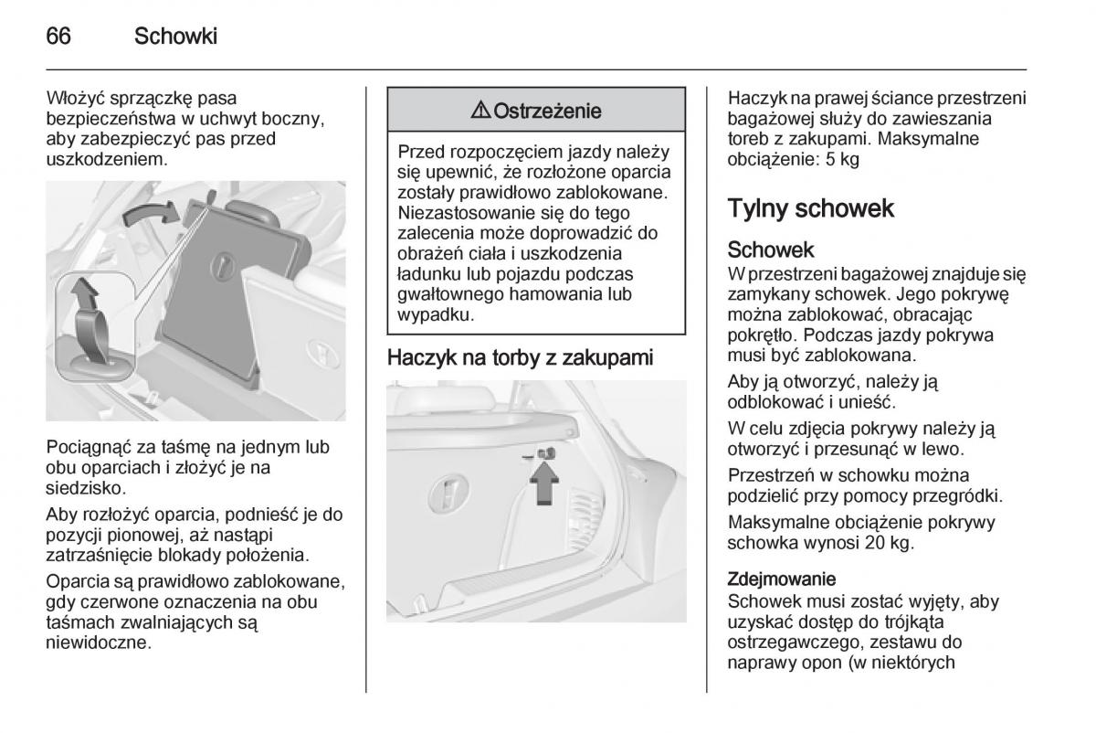 Opel Adam instrukcja obslugi / page 68