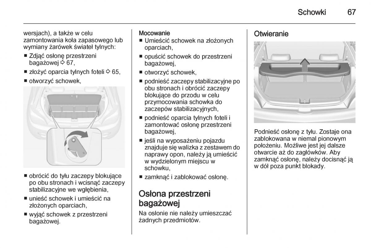 Opel Adam instrukcja obslugi / page 69