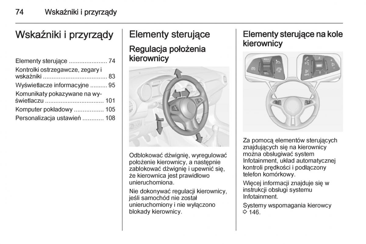 Opel Adam instrukcja obslugi / page 76