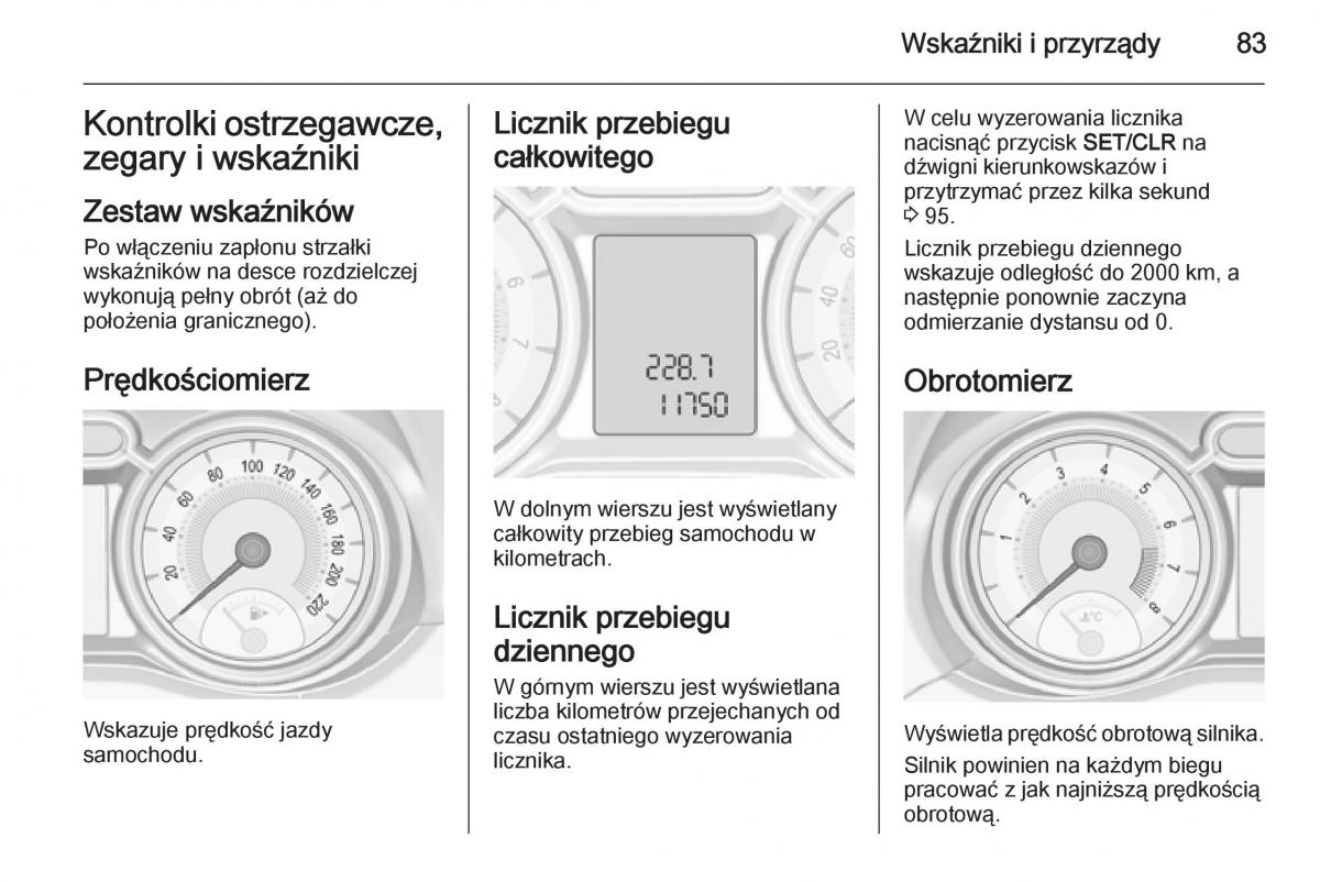 Opel Adam instrukcja obslugi / page 85