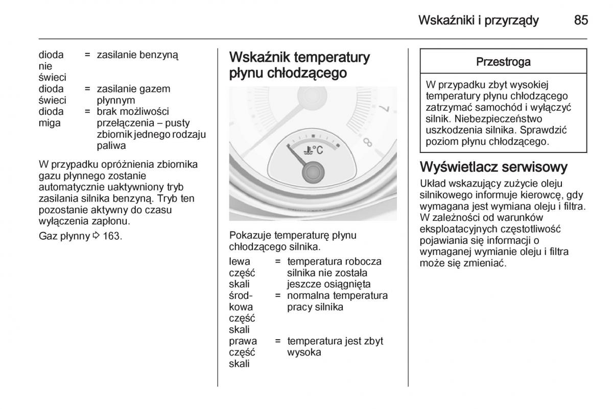 Opel Adam instrukcja obslugi / page 87