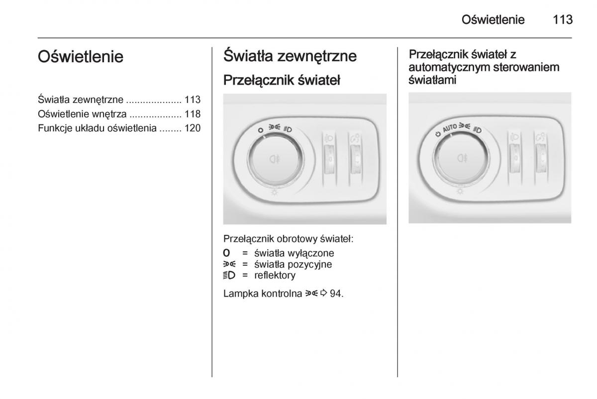 Opel Adam instrukcja obslugi / page 115