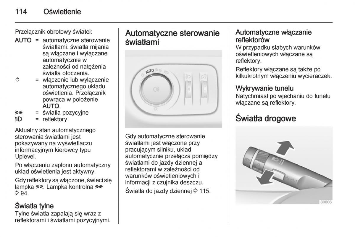 Opel Adam instrukcja obslugi / page 116