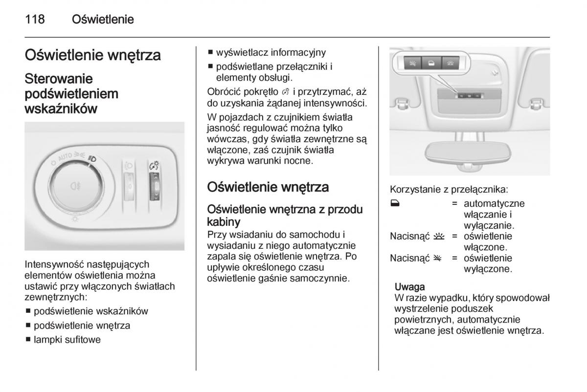 Opel Adam instrukcja obslugi / page 120