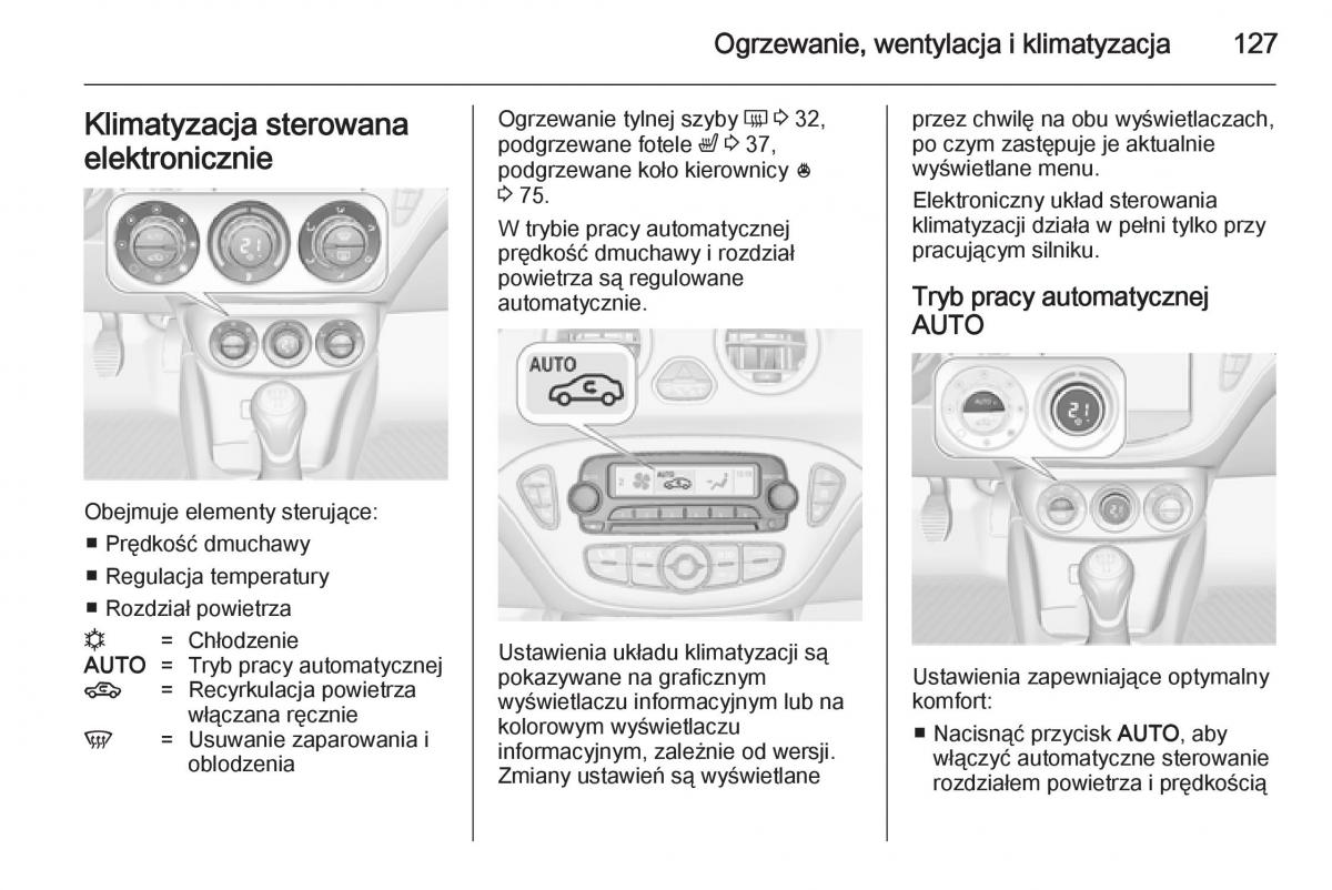 Opel Adam instrukcja obslugi / page 129