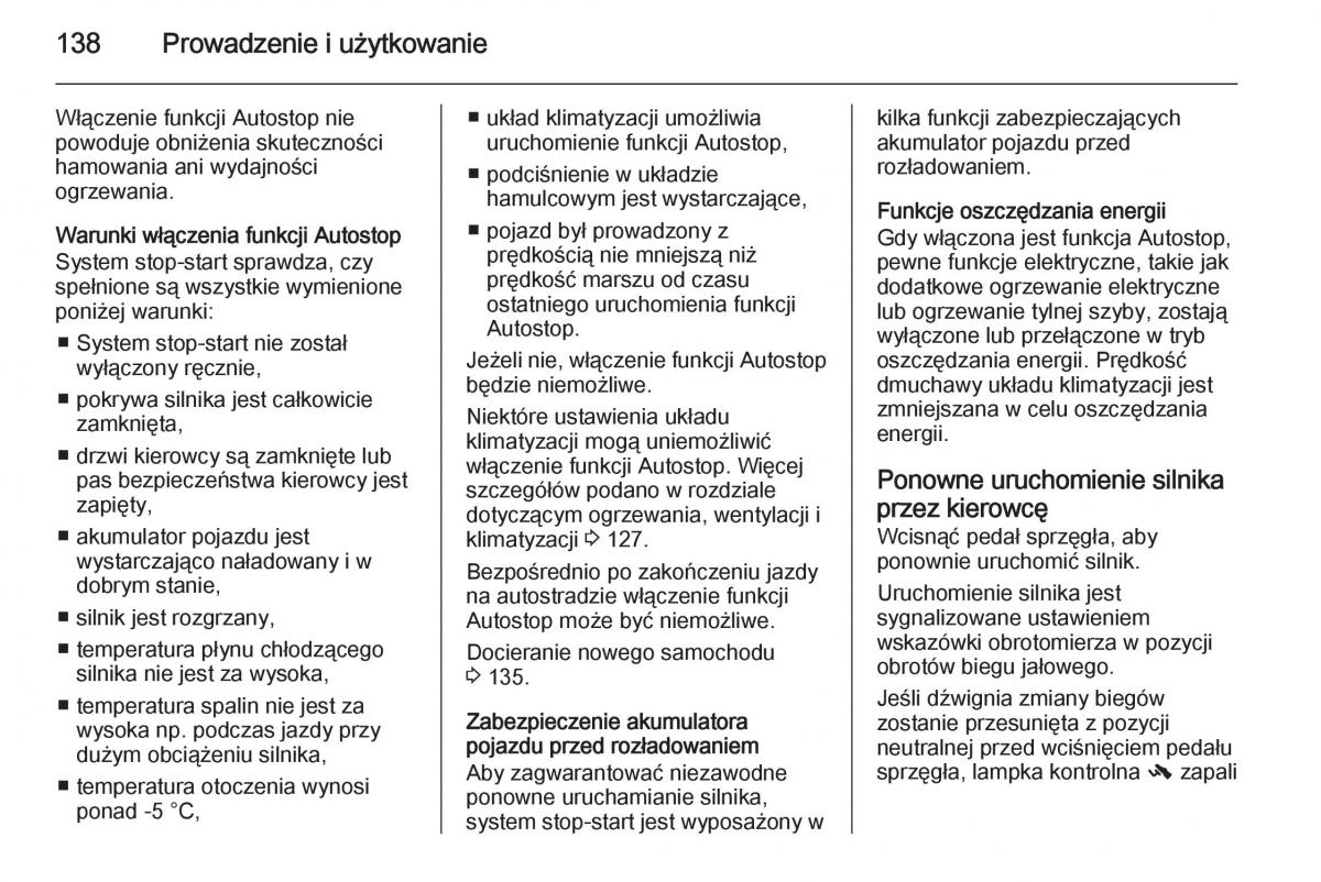 Opel Adam instrukcja obslugi / page 140