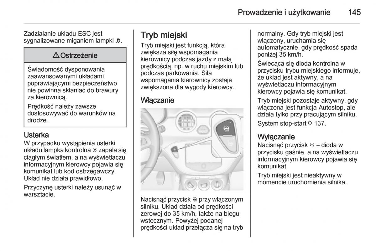 Opel Adam instrukcja obslugi / page 147