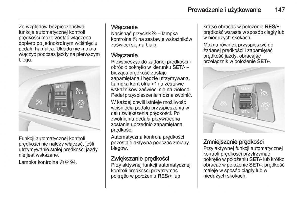 Opel Adam instrukcja obslugi / page 149