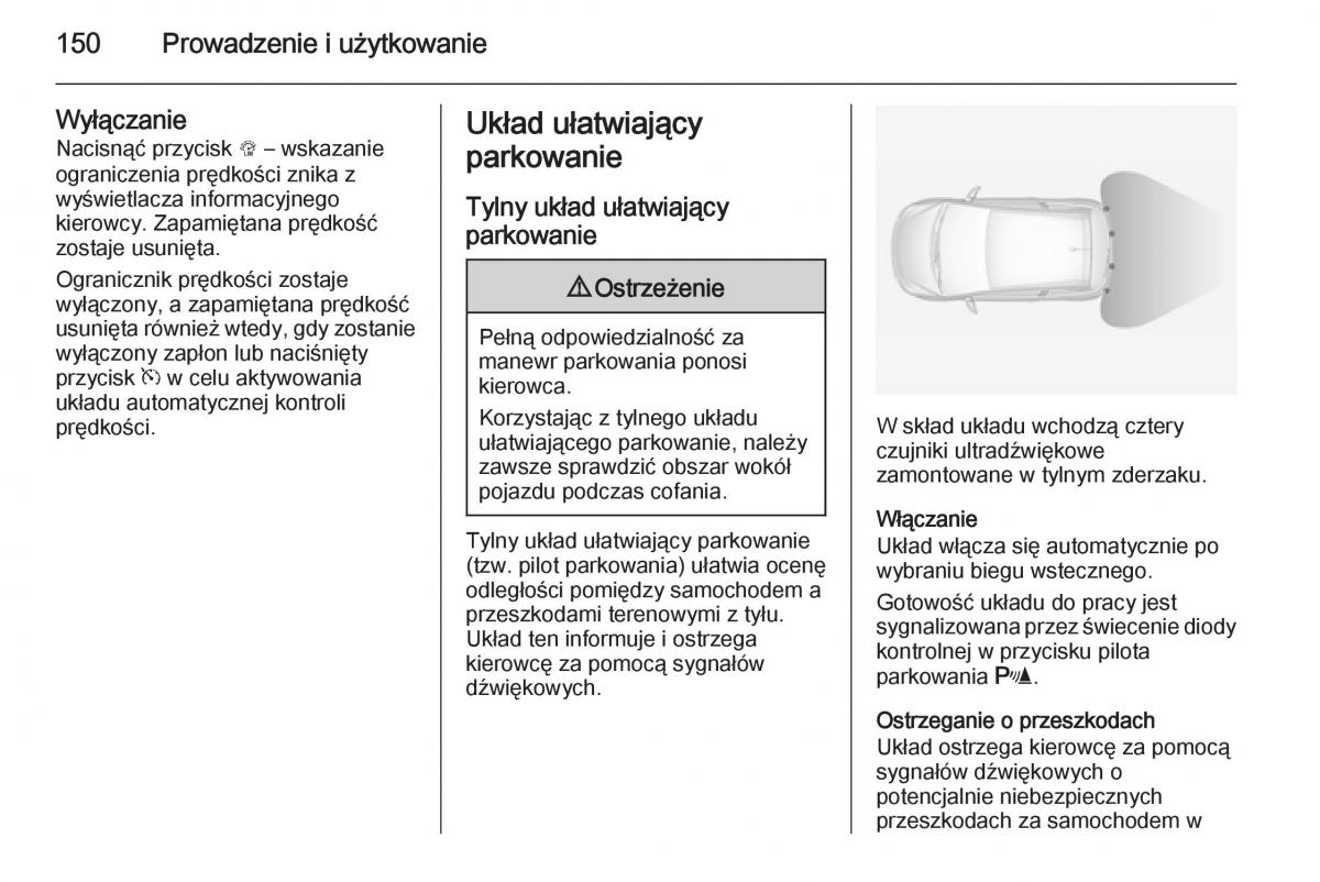 Opel Adam instrukcja obslugi / page 152