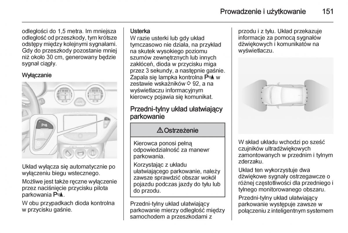 Opel Adam instrukcja obslugi / page 153