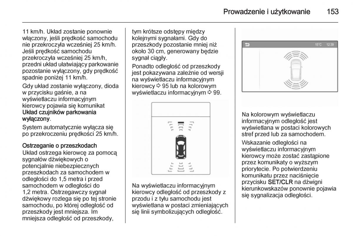 Opel Adam instrukcja obslugi / page 155