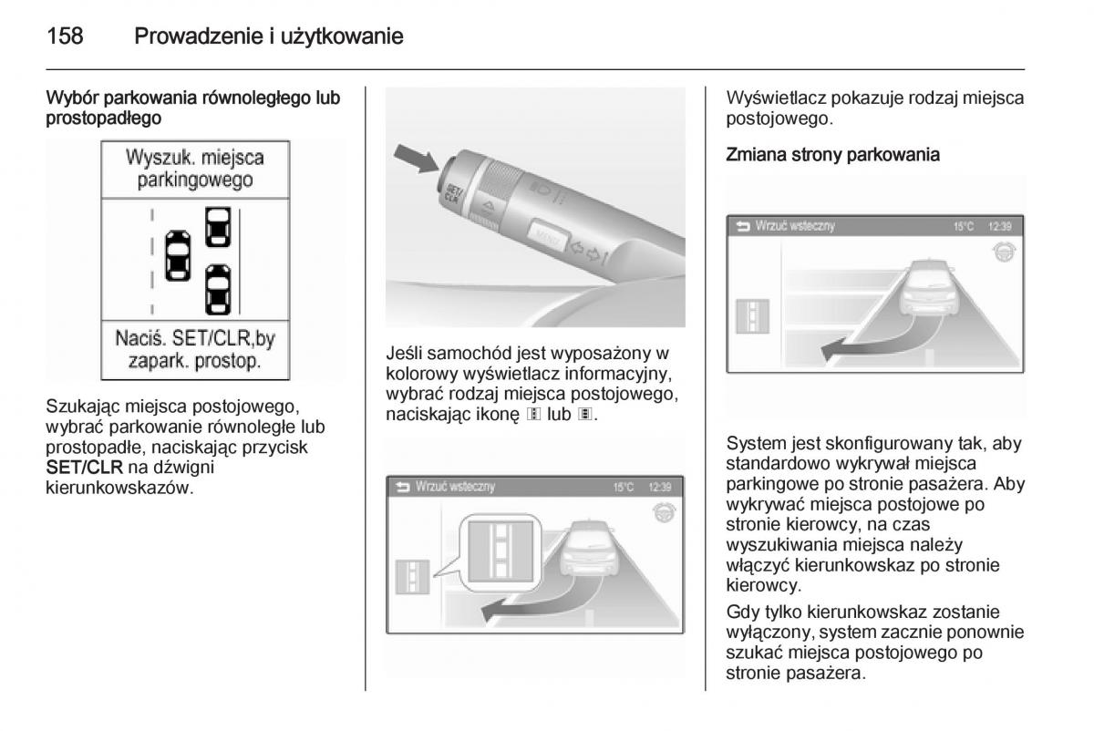 Opel Adam instrukcja obslugi / page 160