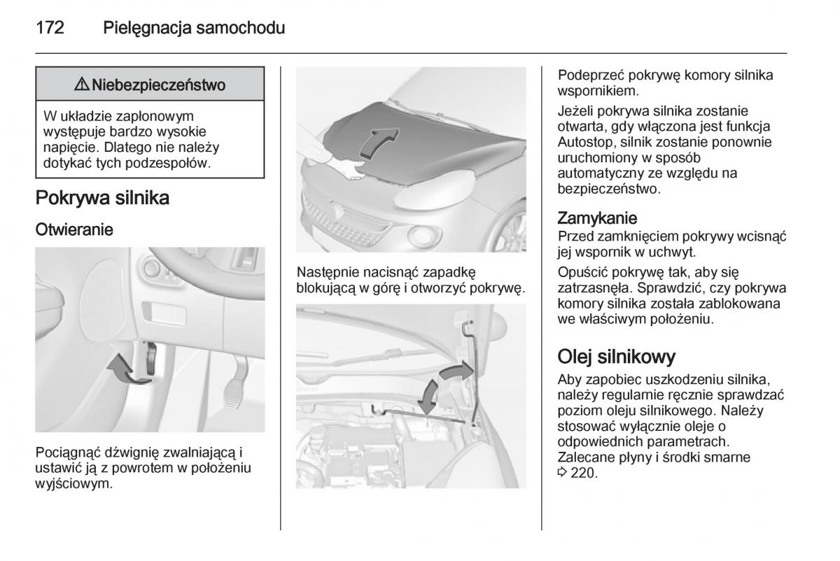 Opel Adam instrukcja obslugi / page 174