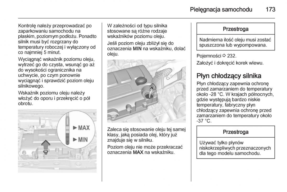 Opel Adam instrukcja obslugi / page 175