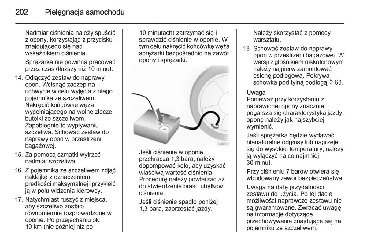 Opel Adam instrukcja obslugi / page 204