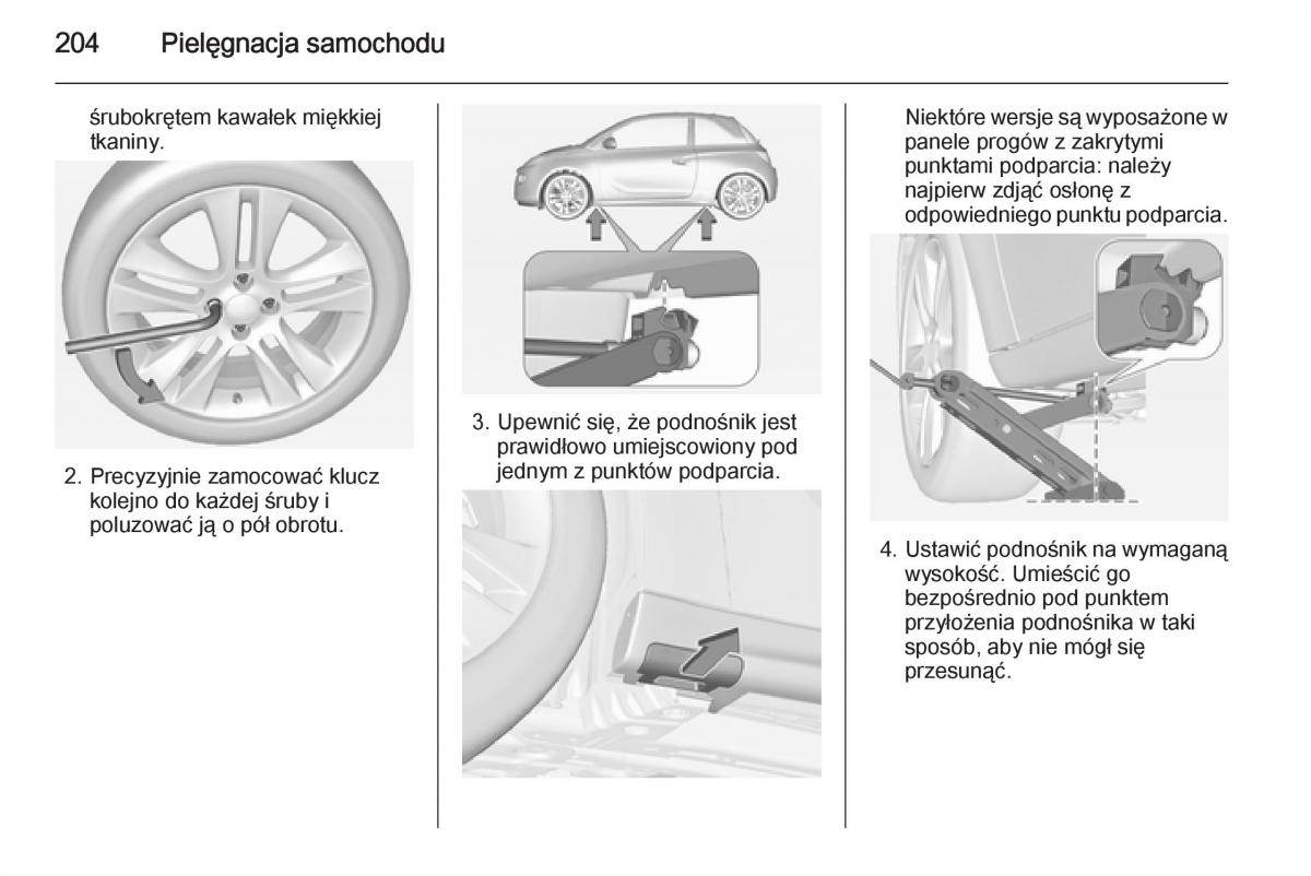 Opel Adam instrukcja obslugi / page 206