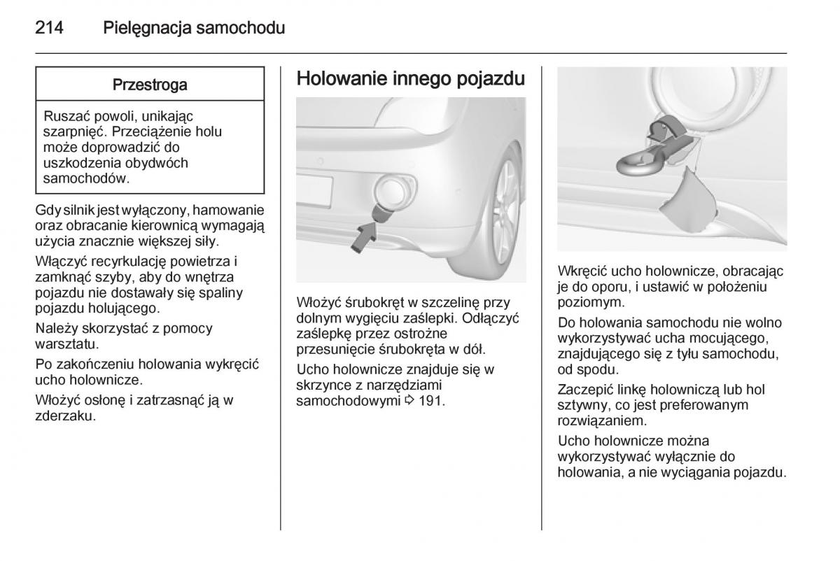 Opel Adam instrukcja obslugi / page 216