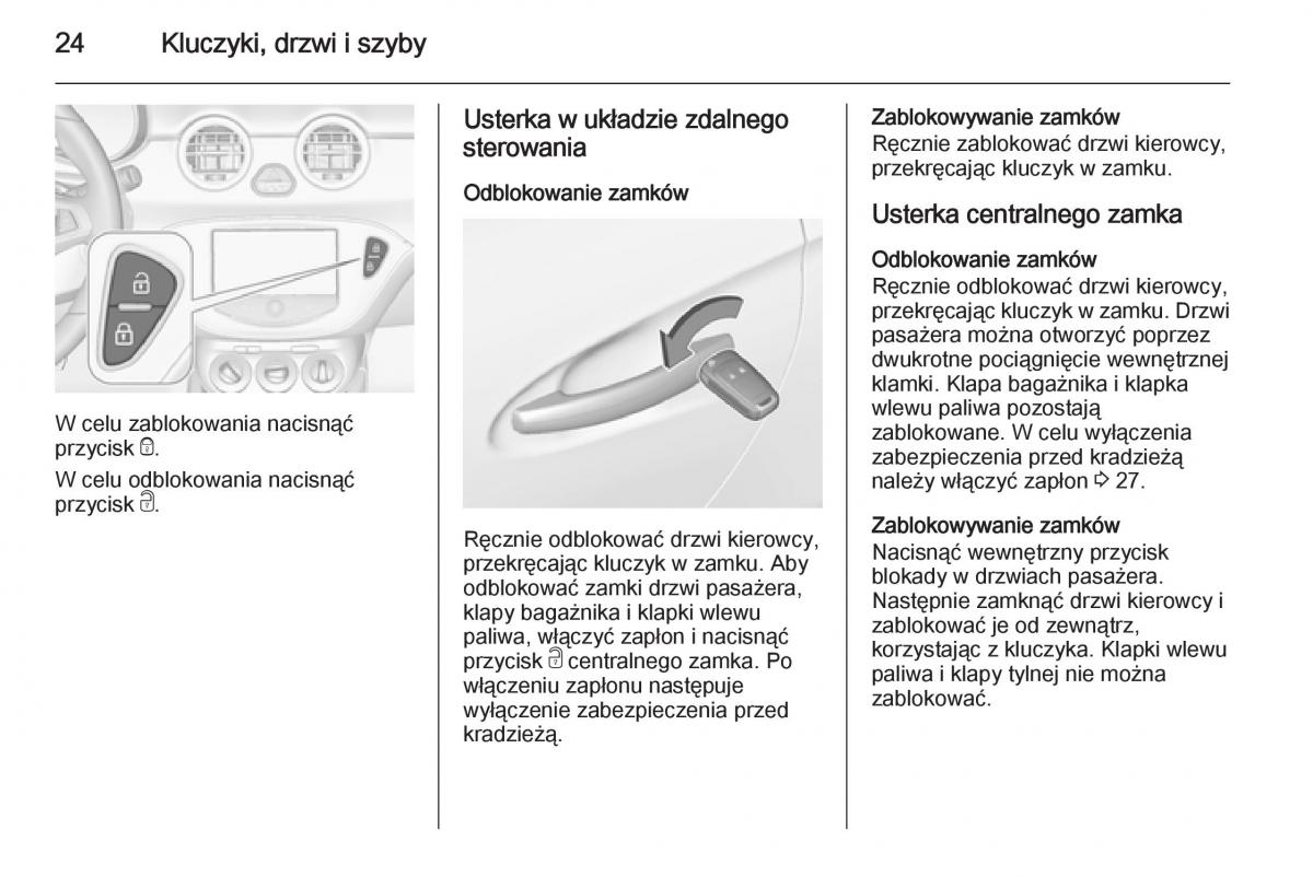 Opel Adam instrukcja obslugi / page 26