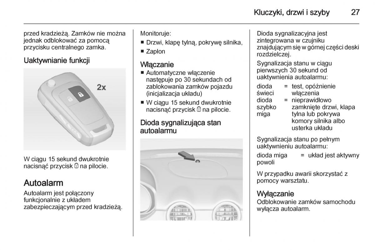 Opel Adam instrukcja obslugi / page 29