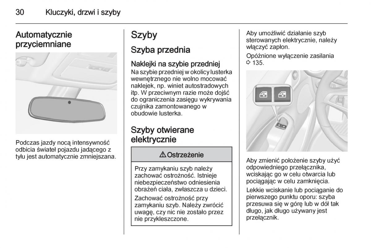 Opel Adam instrukcja obslugi / page 32