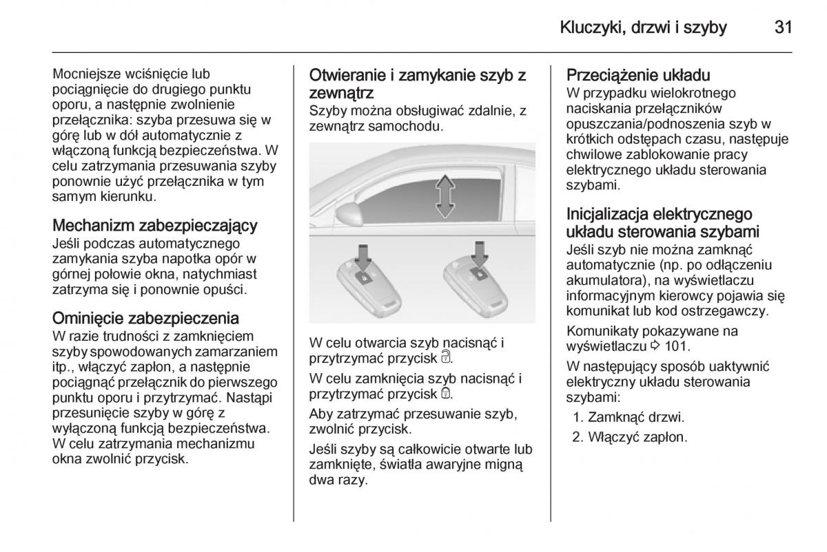 Opel Adam instrukcja obslugi / page 33