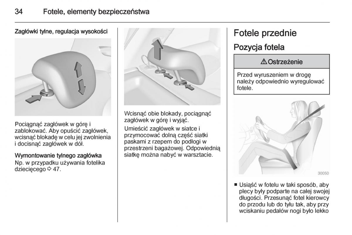 Opel Adam instrukcja obslugi / page 36